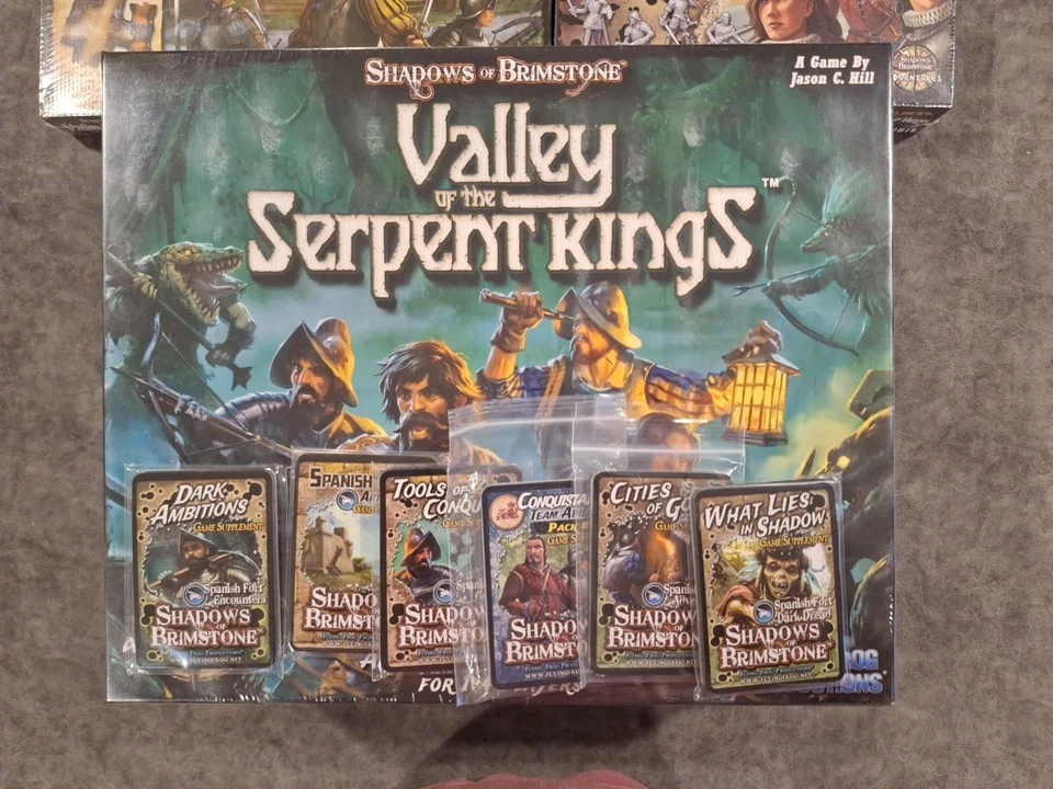 Shadows Of Brimstone: Valley Of The Serpent Kings Adventure Set - NEW - Image 2 of 4