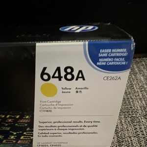 HP Genuine 648A CE262A Yellow Laser Toner Cartridge for CP4025 CP4525
