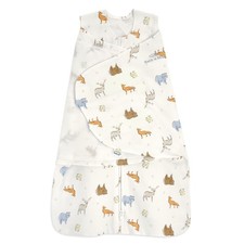 HALO 100 Cotton Sleepsack Swaddle, 3-Way Newborn Pack of 1 , Forest Friends
