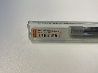 Sandvik Coromant 860.1-1270-102A1-NM-H10F 12.7mm carbide drill coolant thru NEW