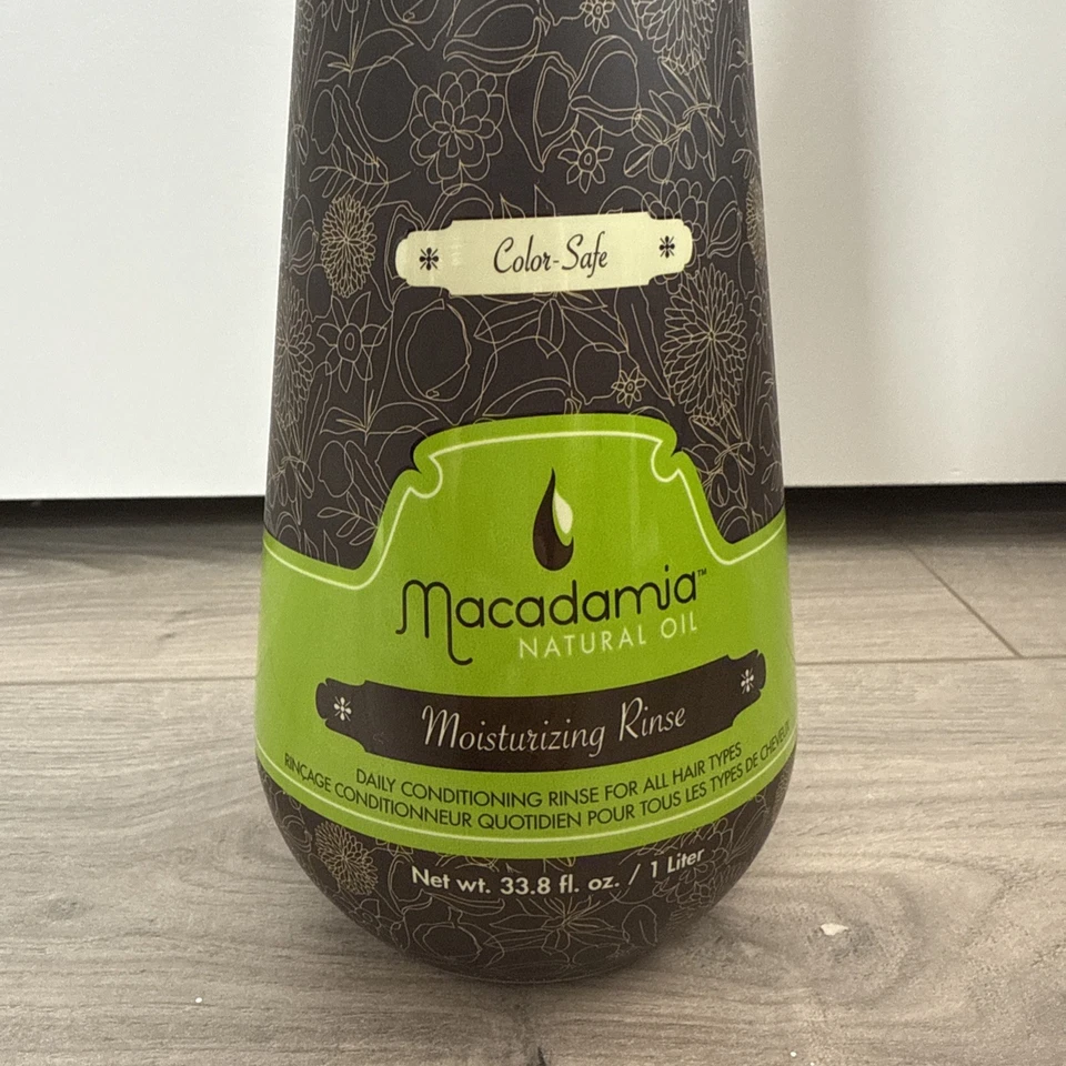 Macadamia 天然油保湿冲洗护发素 33.8 液量盎司 1000 毫升 — 第 2/3 张图片