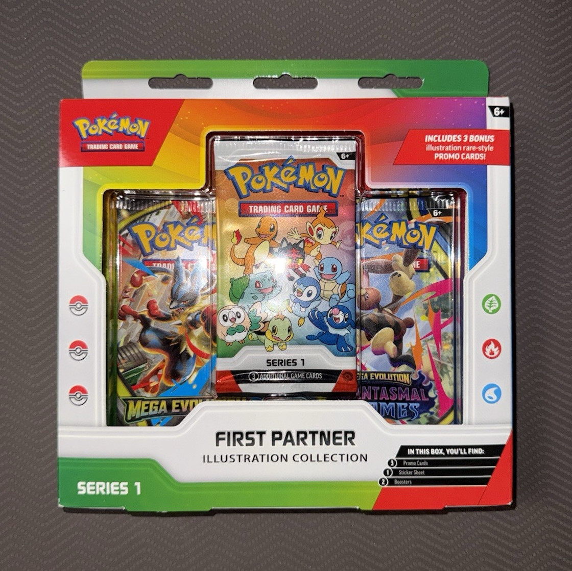 Pokémon First Partner Illustration Collection Series 1 Promo Booster