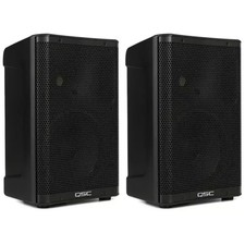 QSC CP8 coppia casse amplificate 8" full range 1000W (picco) per feste, live, dj