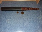 AntqbPapier Mache & Faux Tortoiseshell Multi Draw Telescope-Vellum/Paper- Brass — photo 1