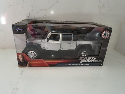 Fast & Furious 2020 Jeep Gladiator Diecast Car 31984 Silver Jada 1:24 New Box!