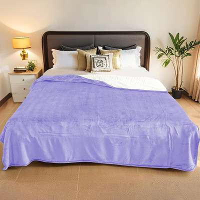 Soft Flannel Electric Heated Blanket Queen - 10 Heat Levels, Dual Controllers