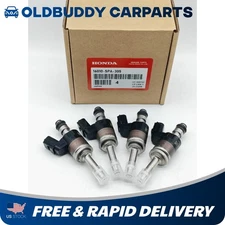 4PCS GENUINE OEM FUEL INJECTORS 16010-5PA-305 FOR ACCORD CR-V CIVIC 1.5L TURBO