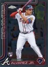 2025 Topps Chrome #75 Nacho Alvarez Jr. BRAVES RC