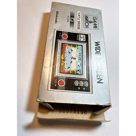 NINTENDO GAME AND & WATCH Turtle Bridge 1982 with Box Direct From Japan