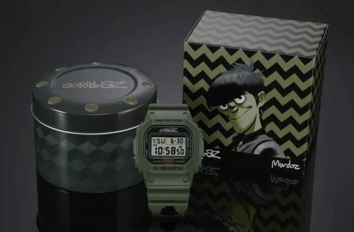 Casio G Shock x GORILLAZ Murdoc DW-5600GRLZM-3 Rare Limited