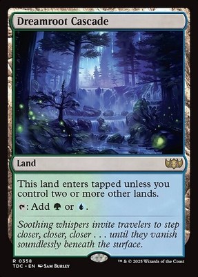 *MtG: DREAMROOT CASCADE - Commander Tarkir: Dragonstorm Rare - magicman*