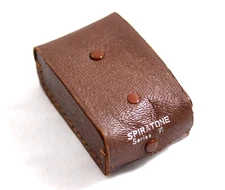 VINTAGE SPIRATONE SERIES VI LEATHER CAMERA LENS FILTER AND LENSHOOD HOLDER (EXC)