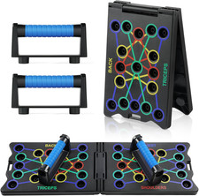 Flintronic Liegestützgriffe Liegestütze Brett, Faltbare Tragbare Pushup Ständer,