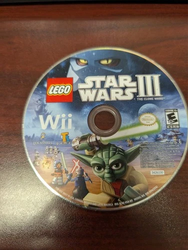 Lego Star Wars III: the Clone Wars (Nintendo Wii) NO TRACKING - DISC ONLY 4319