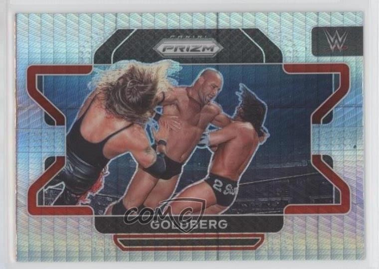 2022 Panini Prizm WWE Hyper Prizm Goldberg #33 0nr3