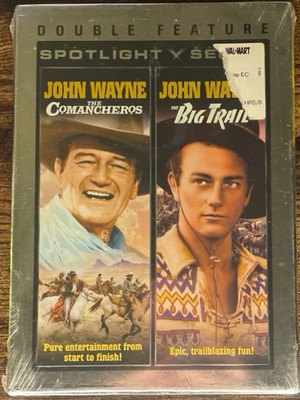 NEW SEALED John Wayne Double Feature The Comancheros Big Trail N4045