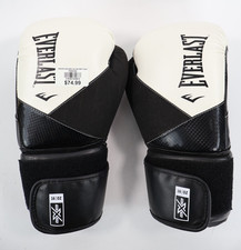 Everlast Protex Boxing Gloves Black White - Read INV 3