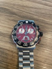 TAG Heuer Formula 1 CAC1112 Men's 41mm Red Chronograph CAC1112 CR5130 F1 Chrono