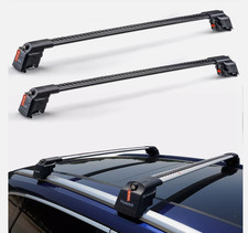 Roof Rack Cross Bars For BMW X3 2022-2025 Anti-theft system Black-Gray Aluminum