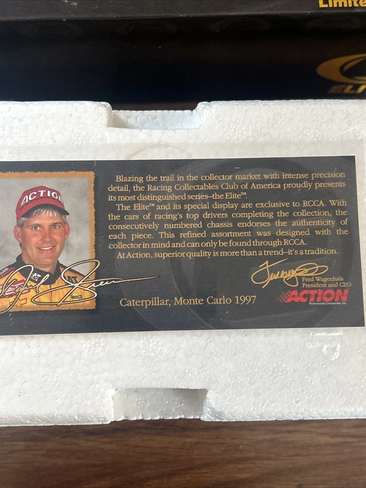 David Green 1997 #96 CAT Racing 1/24 Action Elite Die-cast Car 1 / 2,500 New - Image 3 of 4