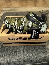 CROSSKIX Men's Water Sports Hybrid Clog Shoes Green Camo US 7 Medium