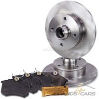 Atec Bremsscheiben Voll Ø226+BREMSBELÄGE Hinten FÜR Vw Corrado Golf 3 1H 4 1E