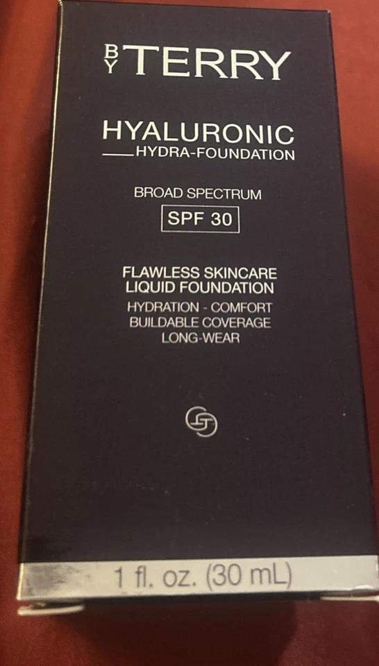 BY TERRY HYALURONIC HYDRA  FOUNDATION FLAWLESS SKINCARE LIQUID 500W 1OZ 30ML NIB - Image 2 of 4
