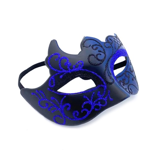 Painted Half Face Mask Halloween Costume Accessories Cosplay Party Props ☋ - Picture 10 of 32