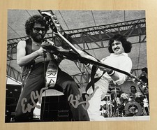 BUCK DHARMA & ERIC BLOOM SIGNED 8x10 PHOTO AUTOGRAPHED BLUE OYSTER CULT COA