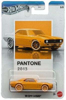 Hot Wheels Silver Series 2026 HW Pantone 2013 5/6 Yellow '69 COPO Camaro