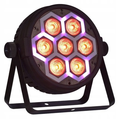 Frame Par 7x12 Led Rgbw - Neon Rainbow Strobe Stage Light Disco Ball