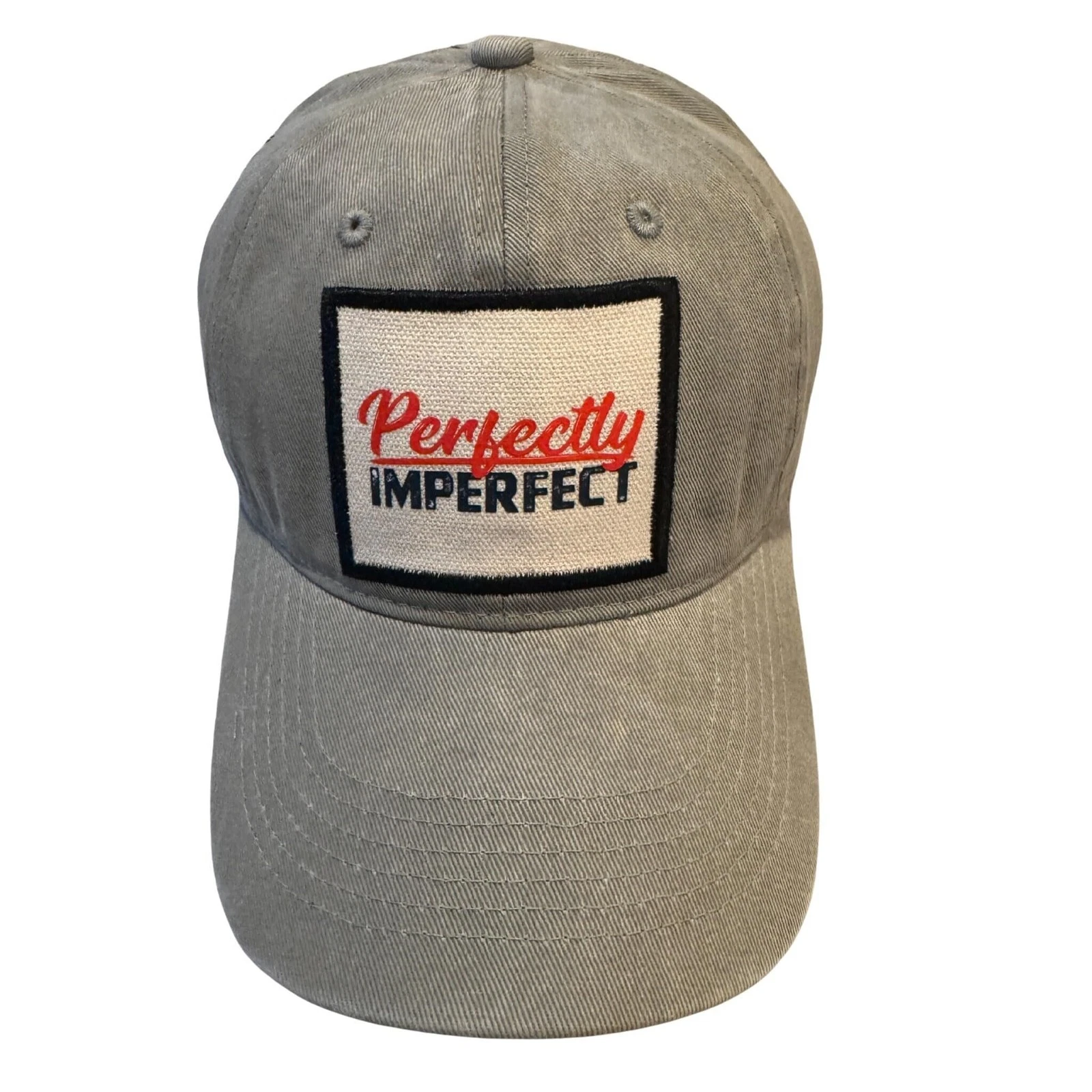 Popfizzy Perfectly Imperfect Hat for Men and Women, Fun Gifts, Dad Hats