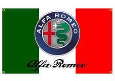 Alfa Romeo Italy Racing Werbe Banner 150 cm Fahne Flagge