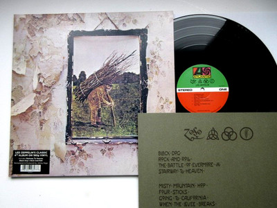 LED ZEPPELIN IV 4 - 2020 180 GRAM REISSUE - NM/NM VINYL LP ULTRASONIC