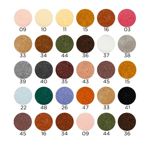 Crafting Excellence 30 Rolls of Assorted Colors Wool Yarn for DIY Enthusiasts - Picture 11 of 25