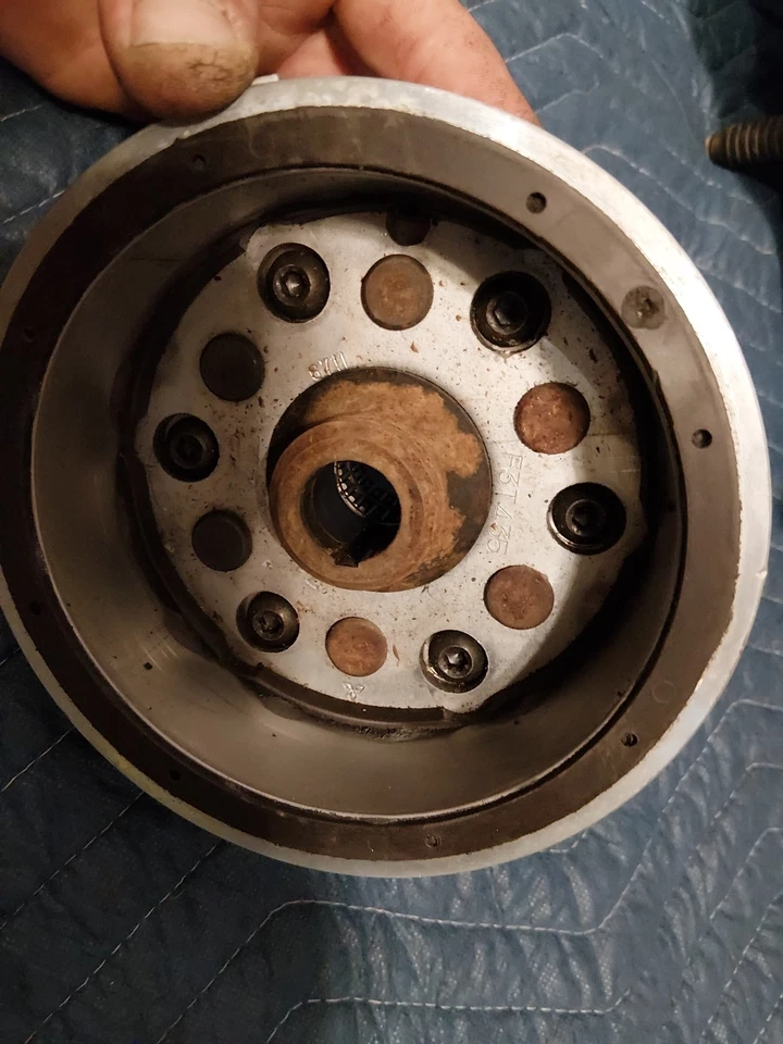 Yamaha Big Bear 350 1987 88 motor 2x4 extremo inferior cigüeñal transmisión Foto 4 de 4