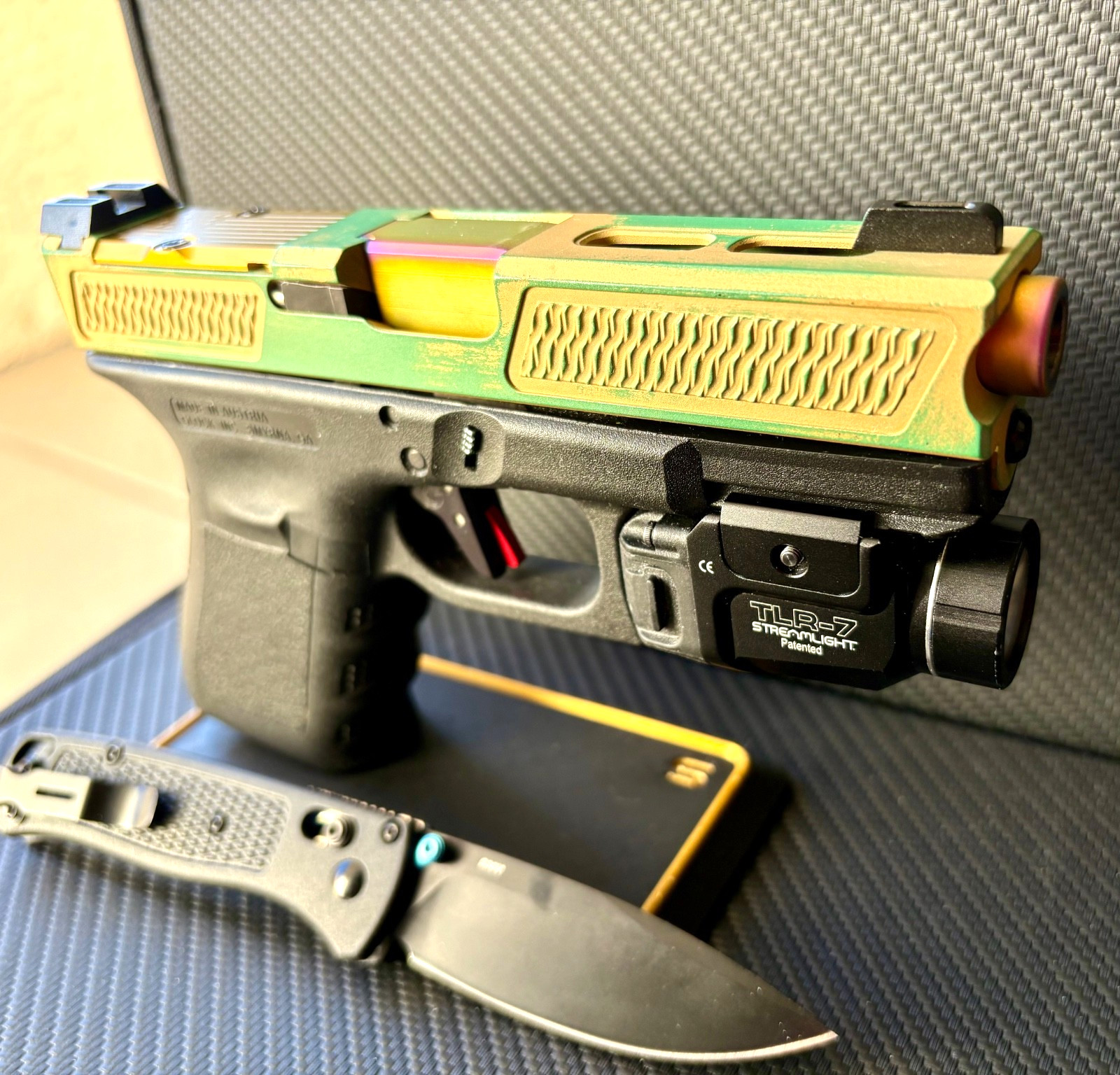 Custom Glock 19 Gen 3 Slide Trijicon RMR Cut Complete G19 RXM Upper ...