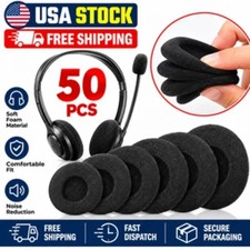 10x Ear Pads Replacement Sponge Cover Headphones Earphones Headset Foam Cushion