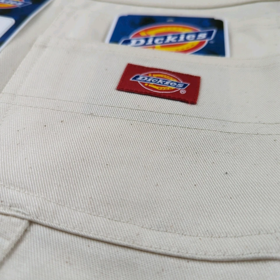 Vintage Dickies Pants Boys 18R 30x32White Painter Workwear Carpenter Student - Image 3 of 4