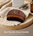 Wooden Lymphatic Facial Brush Gua Sha Anti Puffiness Face Massage Tool