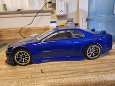 Hpi7427 Nissan Skyline R34 Gt-r Body 200mm 110 With Chrome Wheels Tires