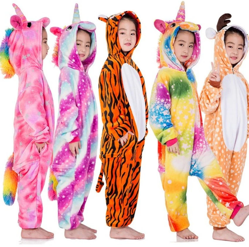 Combinaison de Noël adulte enfant dessin animé flanelle pyjama carnaval costume cosplay - Photo 3/4