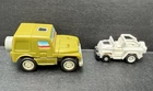 Vintage Transformers G1 Brawn Autobot Jeep & Mini Jeep Figure Lot Hasbro Takara