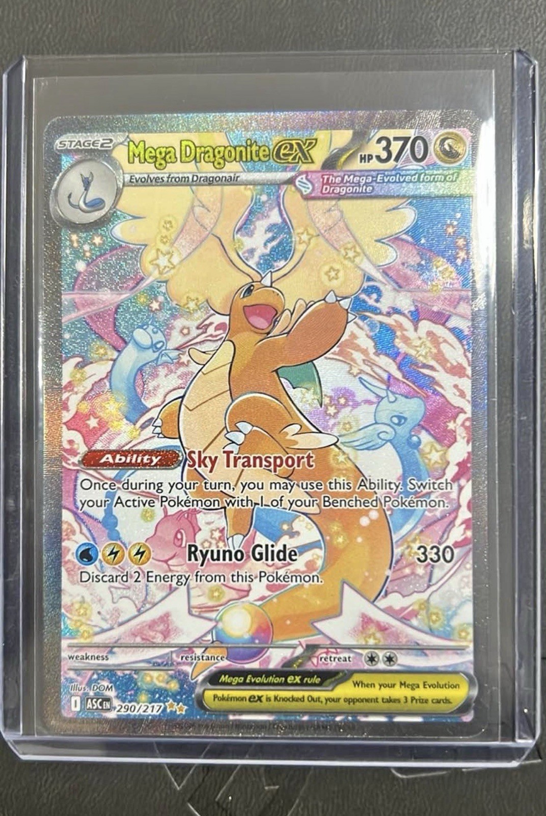 Mega Dragonite ex 290/217 Me: Ascended Heroes Holo