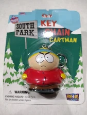New Sealed Vintage 1998 South Park Eric Cartman Fun 4 All Key Chain Vinyl