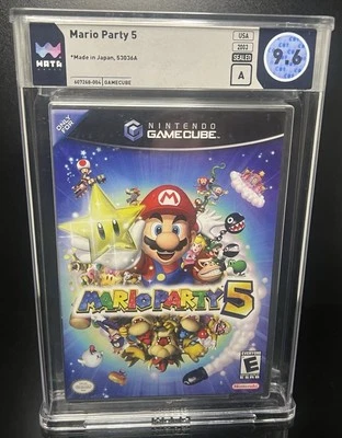 Mario Party 5 Nintendo GameCube Sealed Wata 9.6 A Made In Japan 2003 USA  - Bild 1 von 2