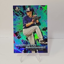 2018 Bowman Platinum Prismatic Prodigies Green Mackenzie Gore #d/99