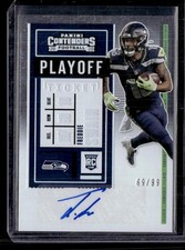 2020 Panini Contenders #212 Freddie Swain Playoff Ticket SN,RC,AU