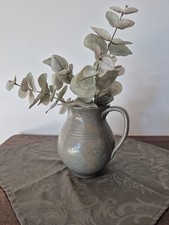 Vintage 1960s Jugtown Ware Salt Glaze Pitcher NC Pottery W/ Mare Stamp