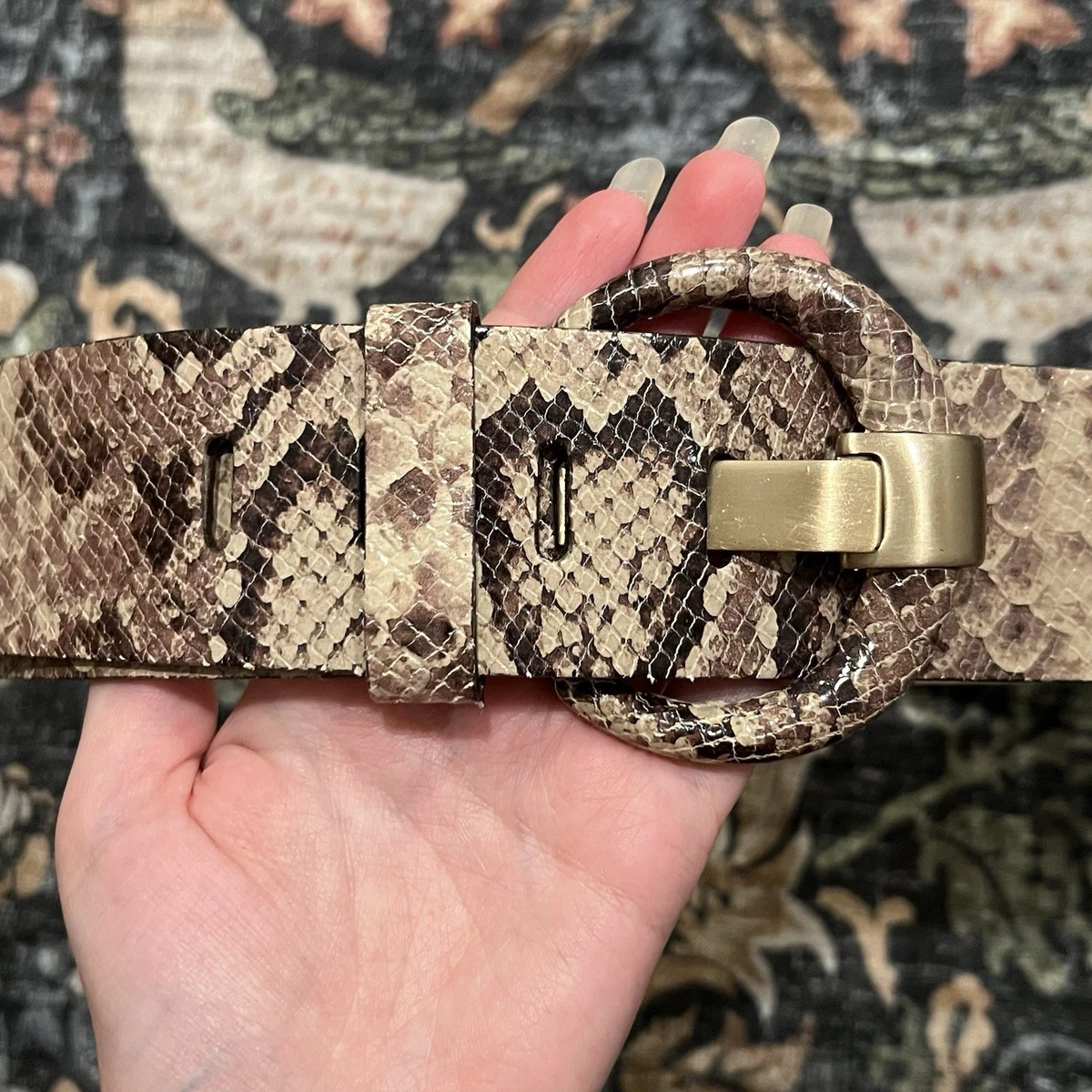 Banana Republic Leather Wide Belts for Women for sale | eBay display picture 3